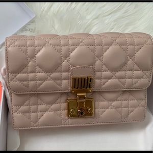 !!SOLD!! Pink Dior Addict Wallet on Chain WOC